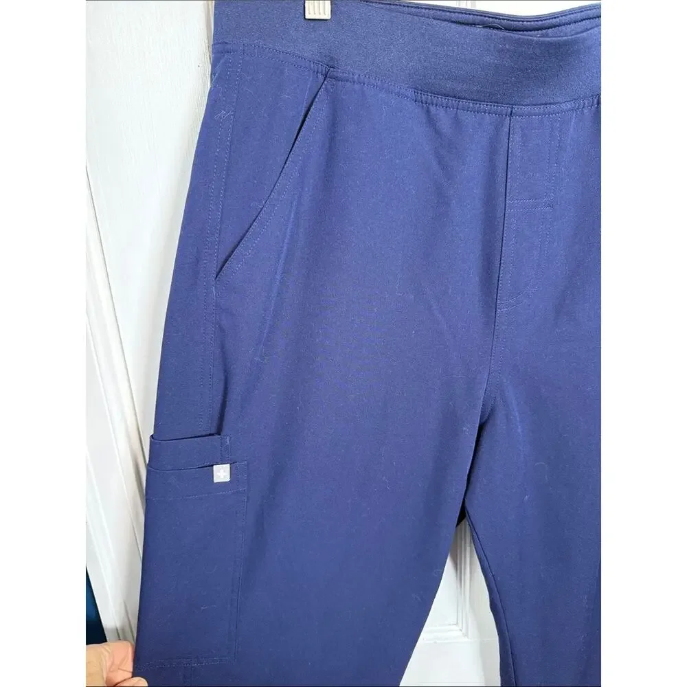 Figs Axim Cargo Scrub Pants in Navy M-386 Size XL